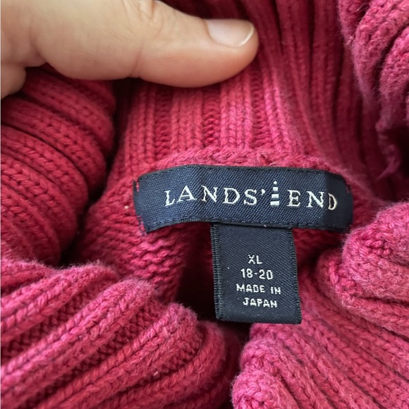 Vintage Lands End turtleneck sweater - Picture 2 of 2